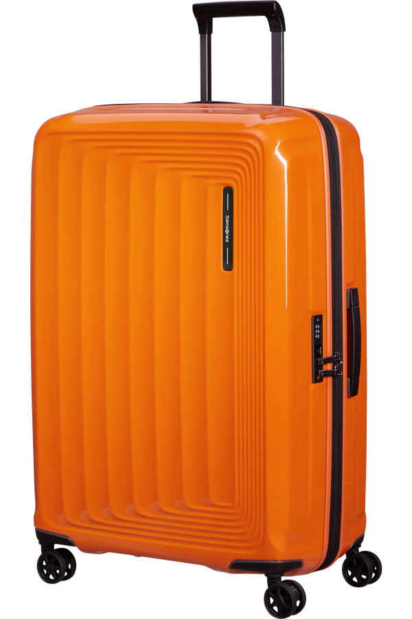 Mala de Viagem Grande 75cm Expansível 4 Rodas Laranja Papaia - Nuon | Samsonite