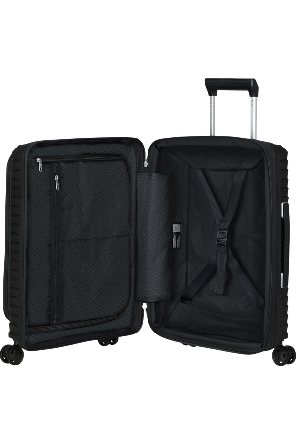 Mala de Cabine 55cm Expansível 4 Rodas c/ Acesso Frontal Preto - Upscape | Samsonite