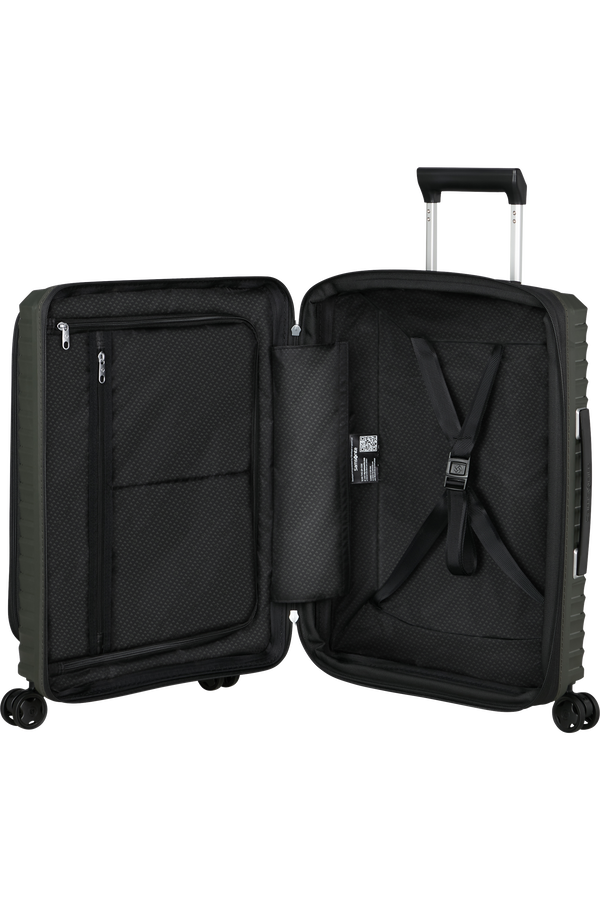 Mala de Cabine 55cm Expansível 4 Rodas c/ Acesso Frontal Verde Tropa - Upscape | Samsonite