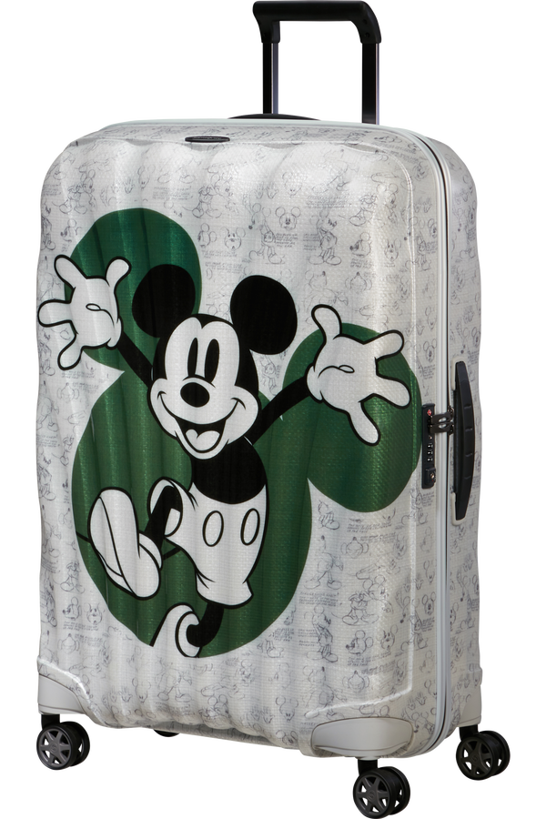 Mala de Viagem Grande 75cm 4 Rodas Disney Hello Mickey - C-Lite | Samsonite