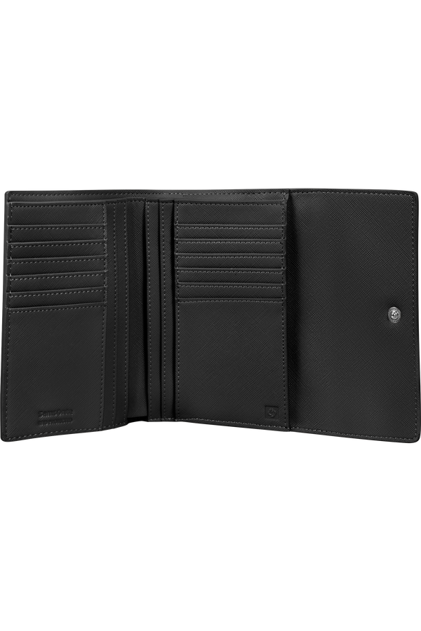 Carteira de Senhora para 12 Cartões com Porta-Moedas Preta - Zalia 3.0 SLG | Samsonite