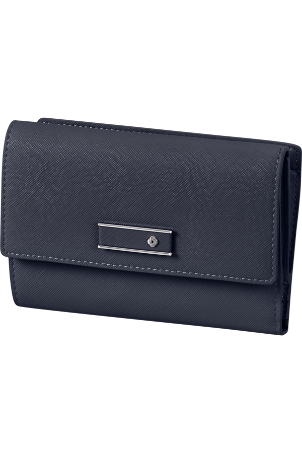 Carteira de Senhora para 12 Cartões com Porta-Moedas Azul-Marinho - Zalia 3.0 SLG | Samsonite