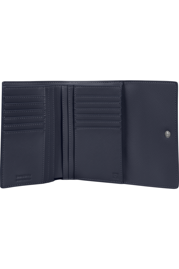 Carteira de Senhora para 12 Cartões com Porta-Moedas Azul-Marinho - Zalia 3.0 SLG | Samsonite