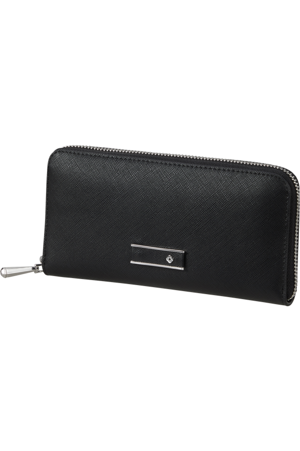 Carteira de Senhora para 8 Cartões com Porta-Moedas e Porta-Notas Preta - Zalia 3.0 SLG | Samsonite