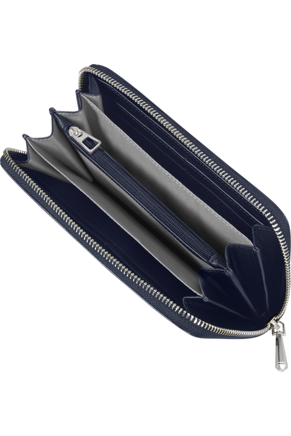 Carteira de Senhora para 8 Cartões com Porta-Moedas e Porta-Notas Azul-Marinho - Zalia 3.0 SLG | Samsonite