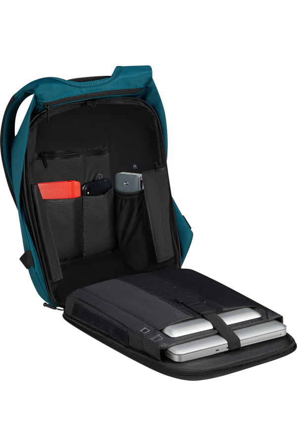 Mochila Antirroubo para Portátil 14.1" Azul Petróleo -  Securipak 2.0 | Samsonite