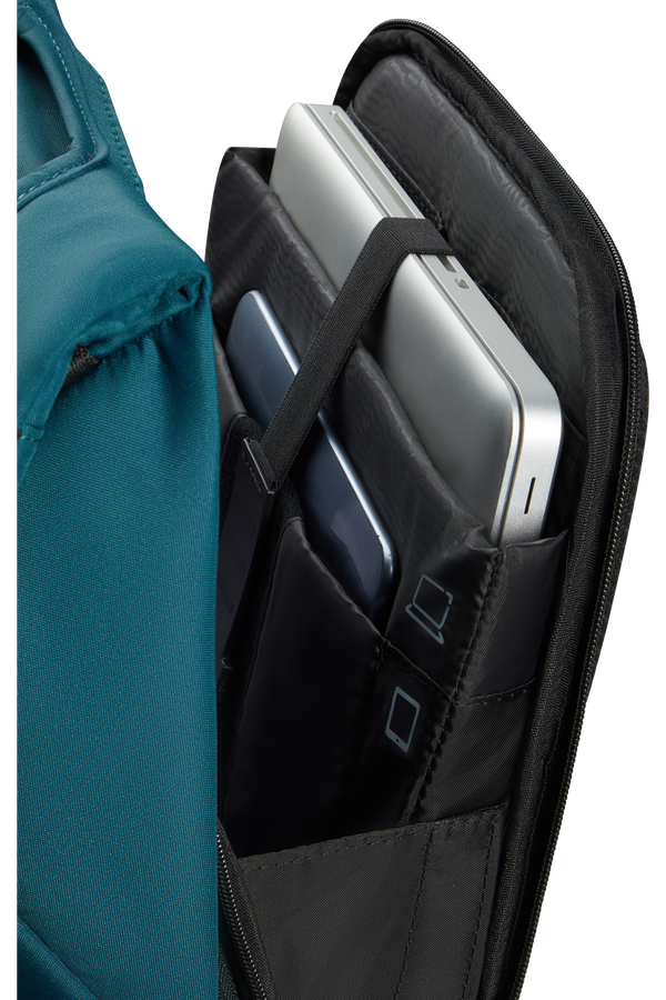 Mochila Antirroubo para Portátil 14.1" Azul Petróleo -  Securipak 2.0 | Samsonite