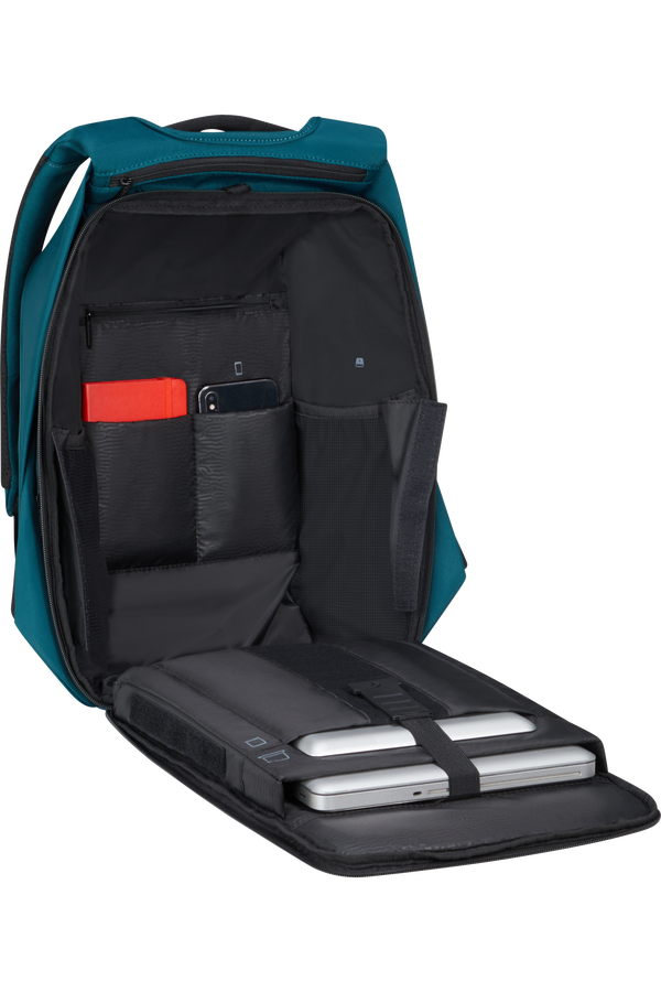 Mochila Antirroubo para Portátil 15.6" Azul Petróleo -  Securipak 2.0 | Samsonite