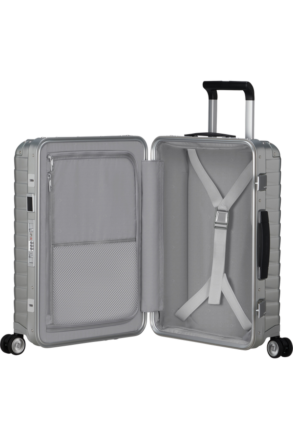 Mala de Cabine Alumínio 55cm 4 Rodas Prateada - Proxis Alu | Samsonite
