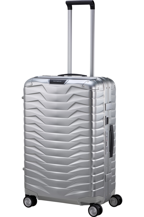 Mala de Cabine Alumínio 55cm 4 Rodas Prateada - Proxis Alu | Samsonite