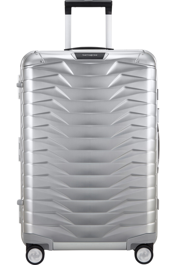 Mala de Viagem Média Alumínio 69cm 4 Rodas Prateada - Proxis Alu | Samsonite