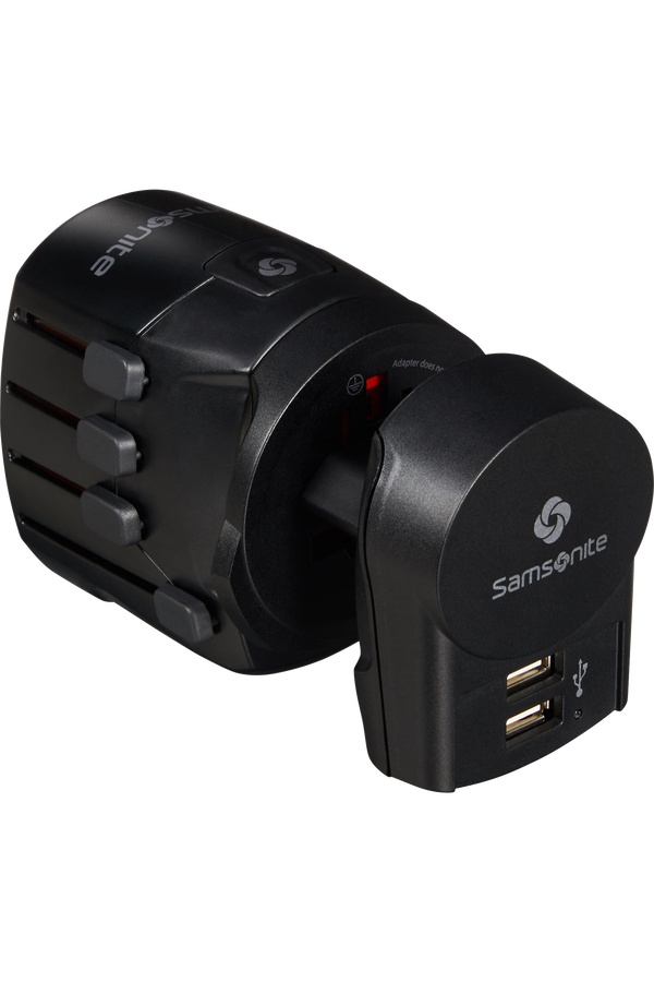 Adaptador de Tomada Universal Preto - Acessórios de Viagem | Samsonite