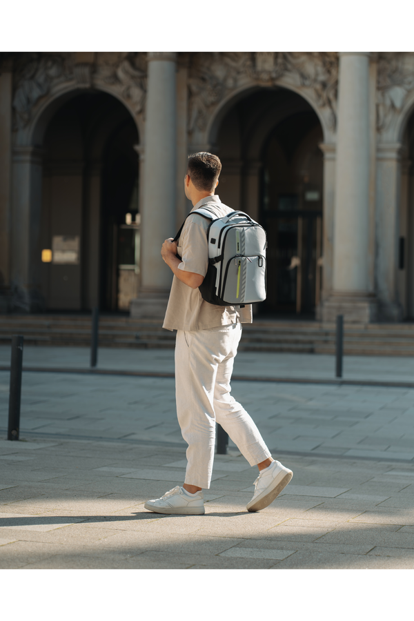 Mochila para Portátil 15.6" p/ 1 Dia Cinzento/Melão Metálico - Biz2Go | Samsonite