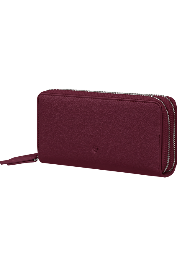 Carteira de Senhora para 24 Cartões com Porta Moedas Vermelho Granada - Brightbeyond SLG | Samsonite