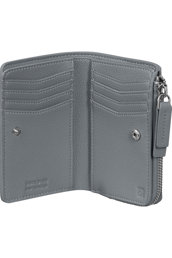 Carteira de Senhora para 8 Cartões com Porta Moedas Cinzento - Brightbeyond SLG | Samsonite