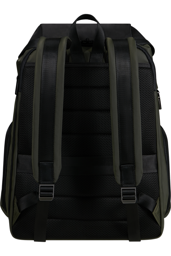 Mochila para Portátil 15.6" c/ Aba Verde - Relyon | Samsonite