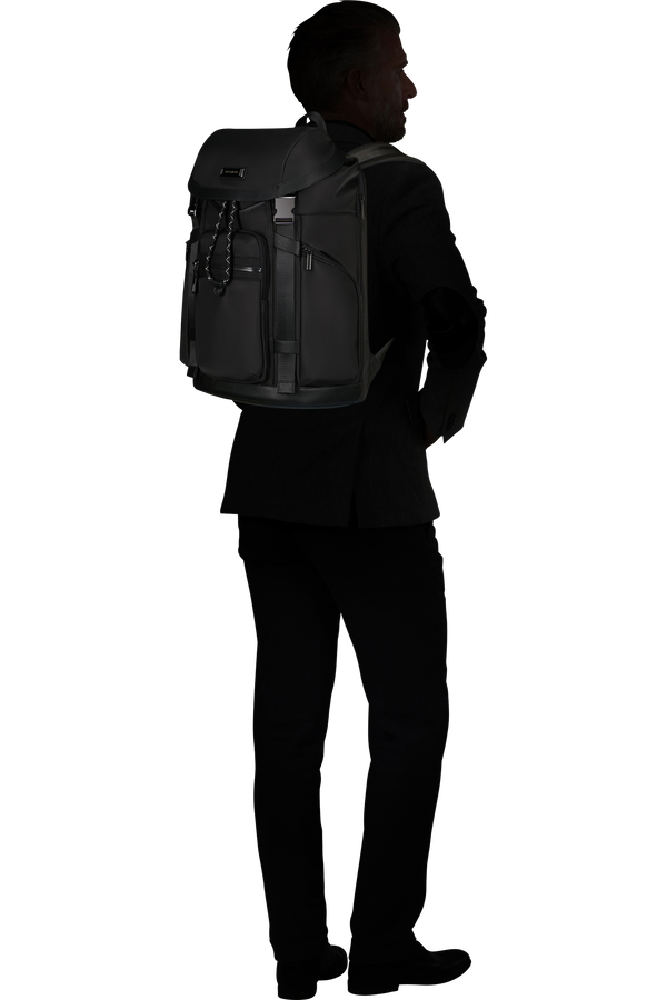 Mochila para Portátil 15.6" c/ Aba Preto - Relyon | Samsonite