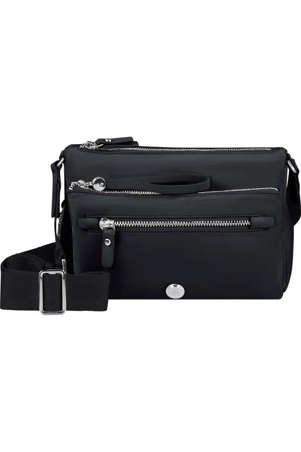 Bolsa de Ombro c/ Pouch Preto - Karissa Evo | Samsonite