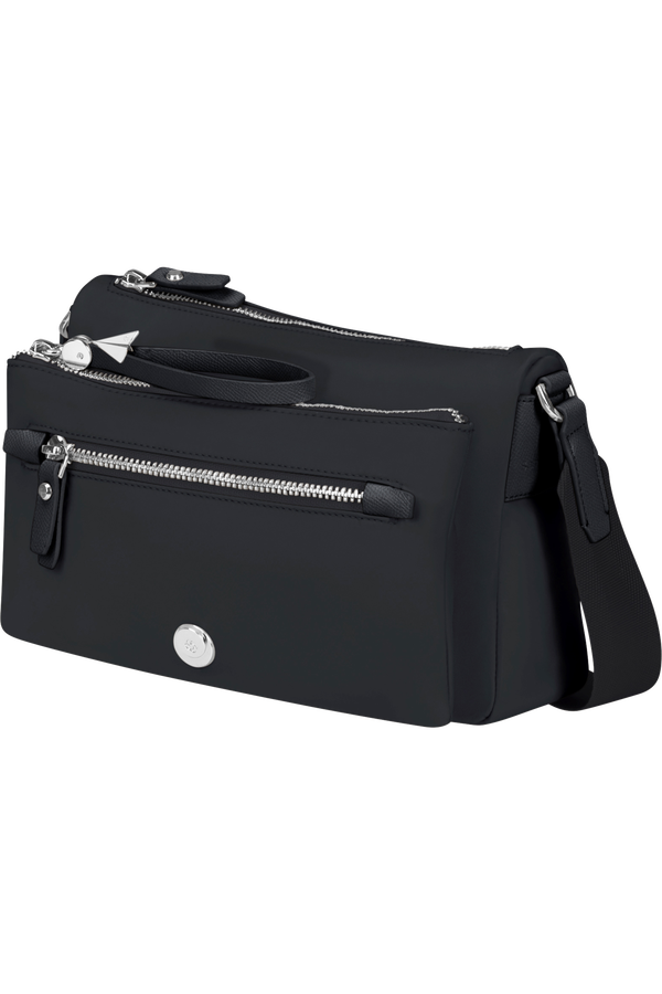 Bolsa de Ombro c/ Pouch Preto - Karissa Evo | Samsonite