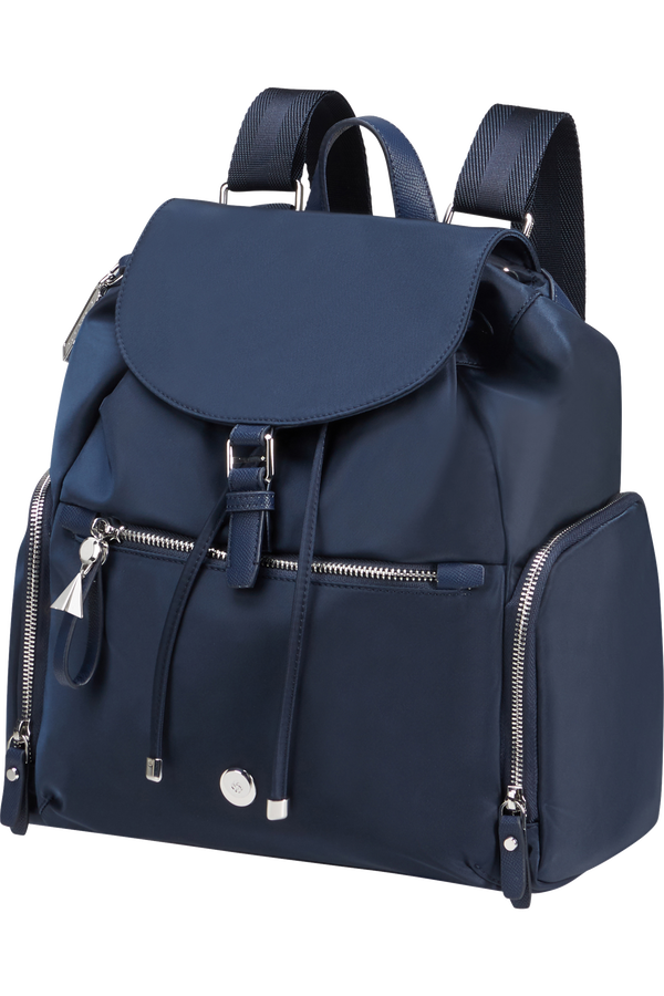 Mochila com Aba Azul-Noite - Karissa Evo | Samsonite