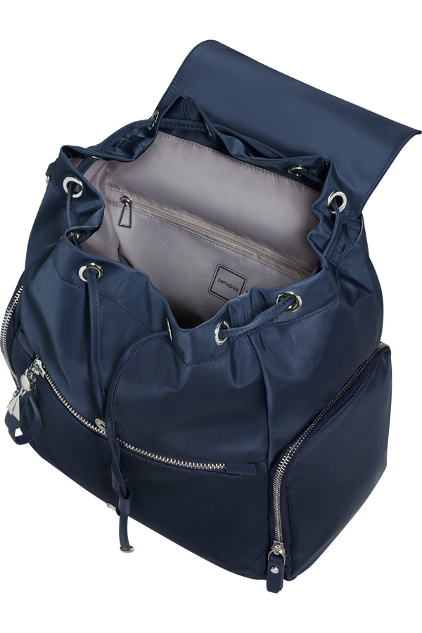 Mochila com Aba Azul-Noite - Karissa Evo | Samsonite