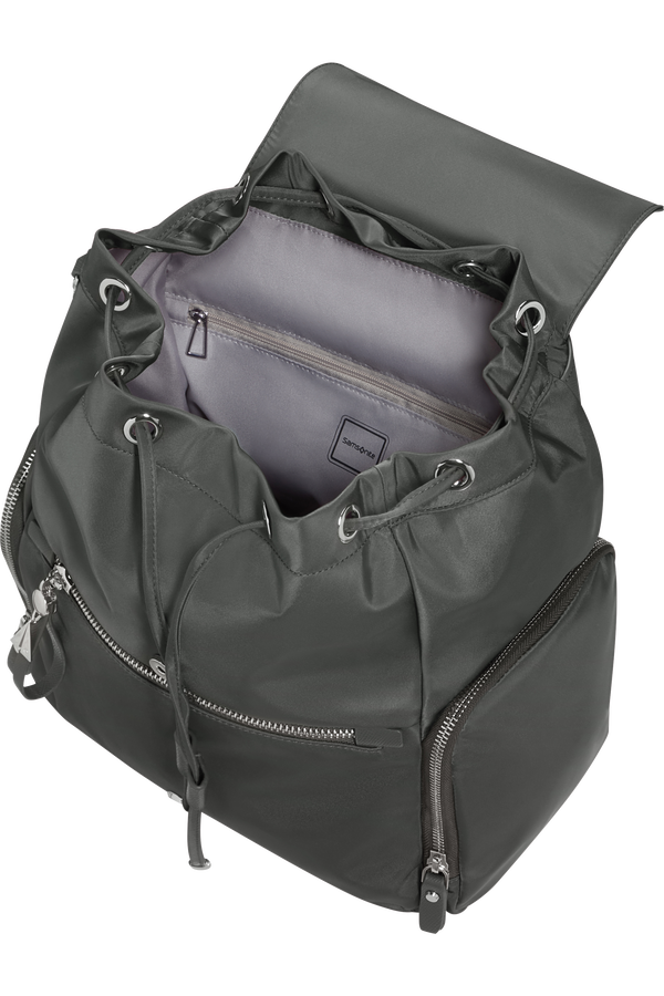 Mochila com Aba Verde Acinzentado - Karissa Evo | Samsonite