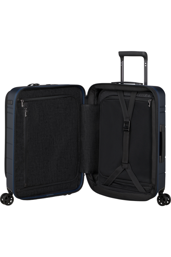 Mala de Cabine 55cm Expansível 4 Rodas c/ Acesso Frontal Azul Meia-Noite - Neopod | Samsonite