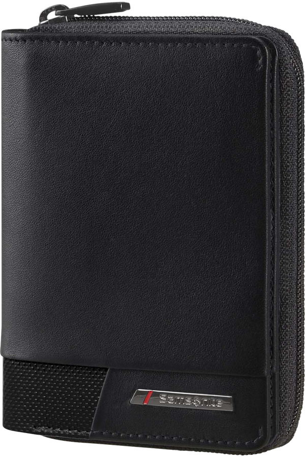 Carteira de Homem em Pele 8 Cartões Porta-Moedas e RFID Preto - PRO-DLX 6 SLG | Samsonite