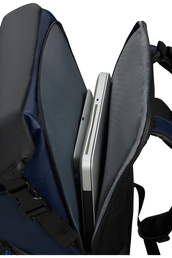 Mochila Rolltop para Portátil 17.3" Azul-Noite - Ecodiver | Samsonite