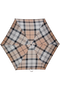 Guarda-Chuva Mini Desdobrável Manual Xadrez Bege - Alu Drop S | Samsonite