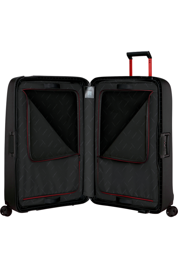 Mala de Viagem Extragrande 81cm 4 Rodas Carvão / Vermelho - Essens | Samsonite