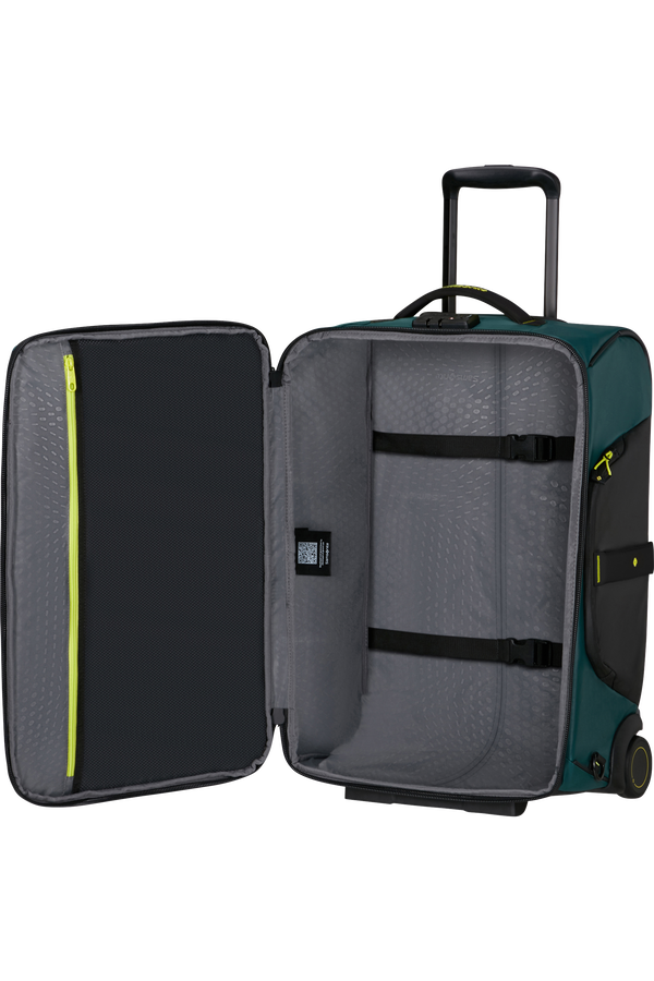 Saco/Mochila de Viagem 55cm 2 Rodas Azul-Petróleo / Lima - Ecodiver | Samsonite