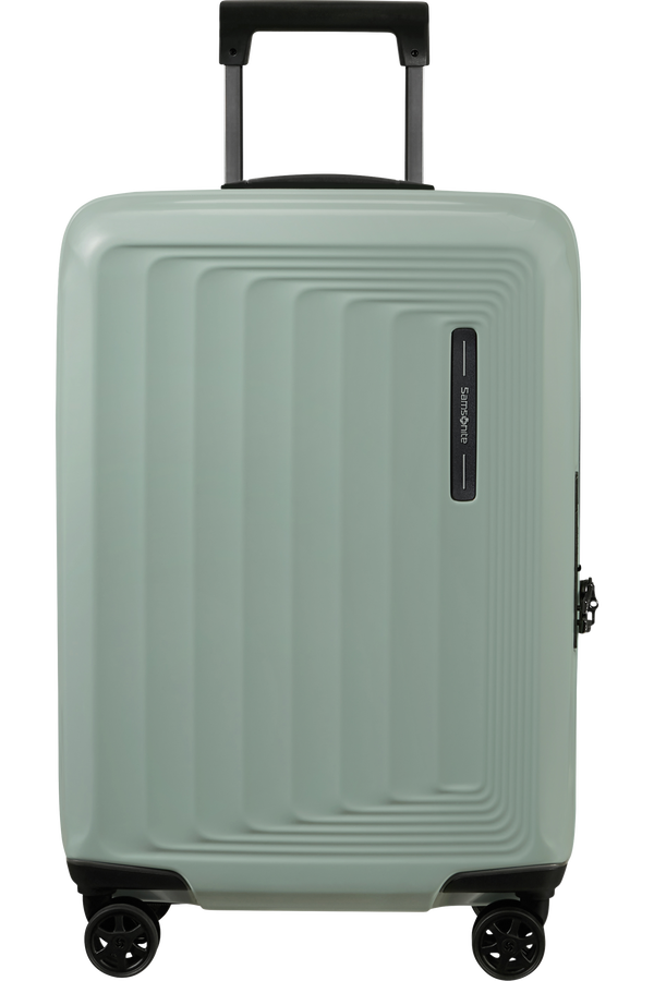 Mala de Cabine 55cm Expansível 4 Rodas Verde Mineral Metálico - Nuon | Samsonite