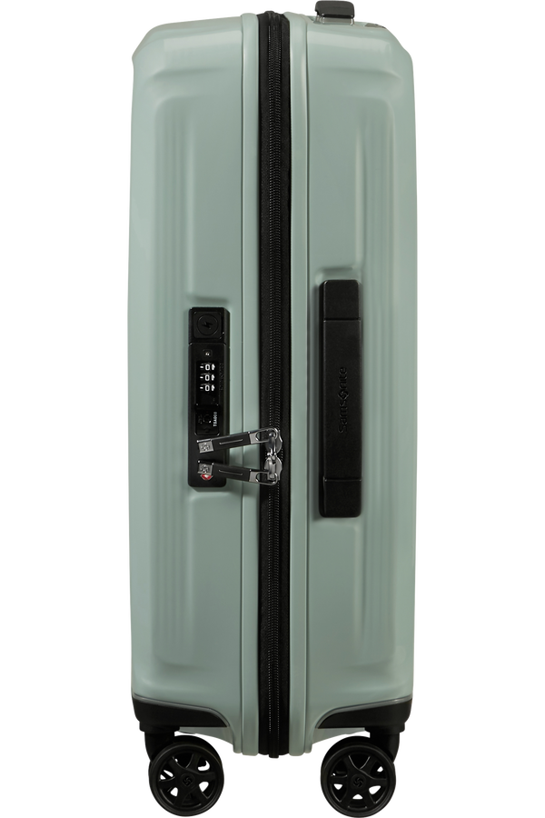 Mala de Cabine 55cm Expansível 4 Rodas Verde Mineral Metálico - Nuon | Samsonite