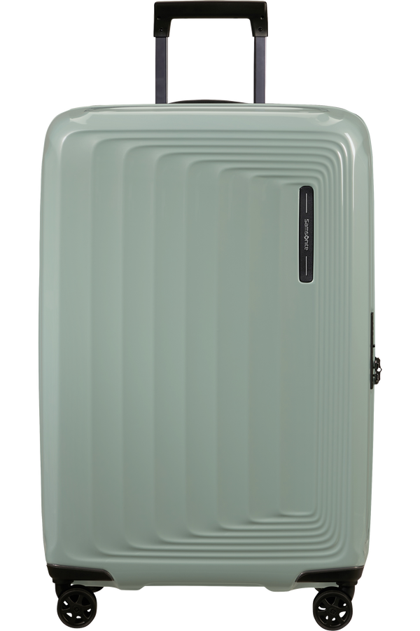 Mala de Viagem Média 69cm Expansível 4 Rodas Verde Mineral Metálico - Nuon | Samsonite