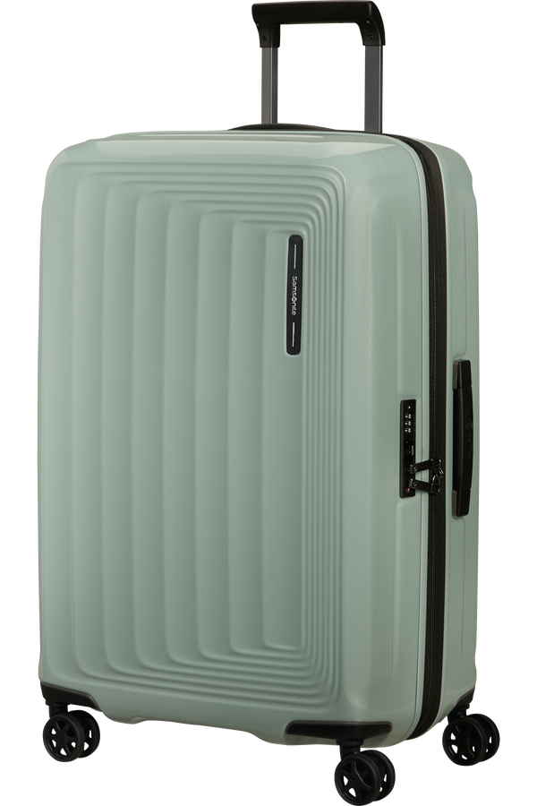 Mala de Viagem Média 69cm Expansível 4 Rodas Verde Mineral Metálico - Nuon | Samsonite