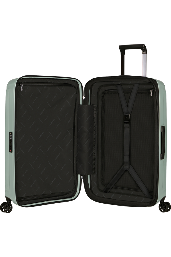 Mala de Viagem Média 69cm Expansível 4 Rodas Verde Mineral Metálico - Nuon | Samsonite