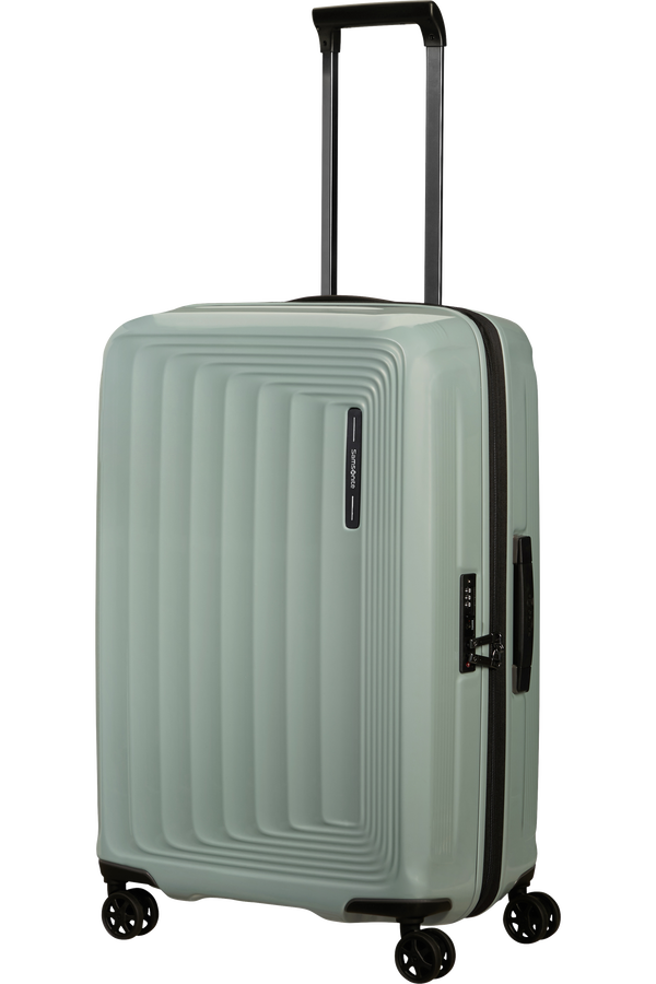 Mala de Viagem Média 69cm Expansível 4 Rodas Verde Mineral Metálico - Nuon | Samsonite