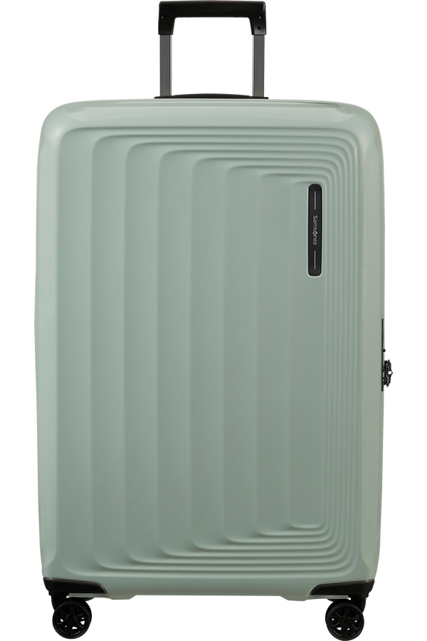 Mala de Viagem Grande 75cm Expansível 4 Rodas Verde Mineral Metálico - Nuon | Samsonite