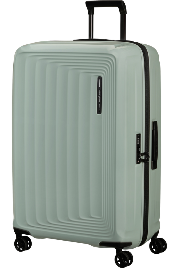 Mala de Viagem Grande 75cm Expansível 4 Rodas Verde Mineral Metálico - Nuon | Samsonite