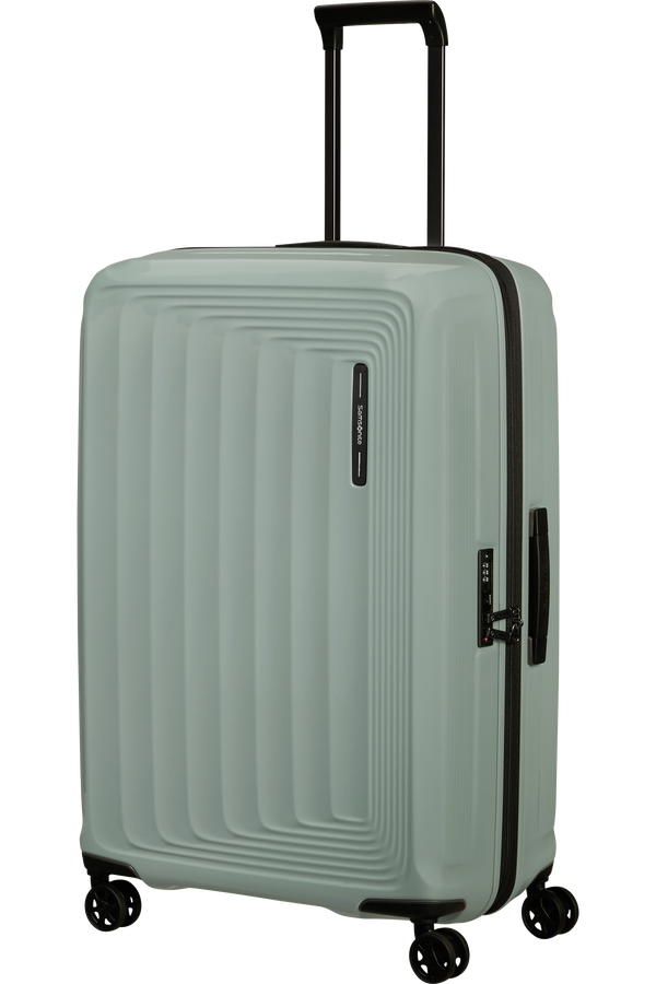 Mala de Viagem Grande 75cm Expansível 4 Rodas Verde Mineral Metálico - Nuon | Samsonite