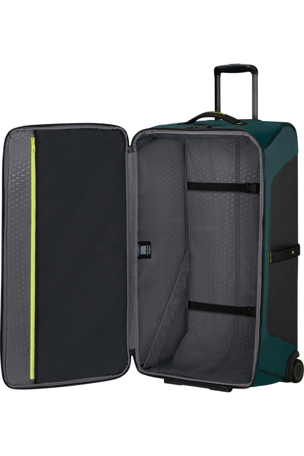 Saco de Viagem Grande 79cm 2 Rodas Azul-Petróleo / Lima - Ecodiver | Samsonite