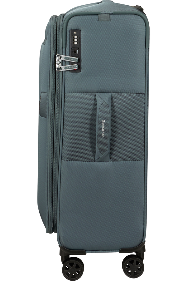 Mala de Viagem Média 68cm Expansível 4 Rodas Azul Acinzentado - Urbify | Samsonite