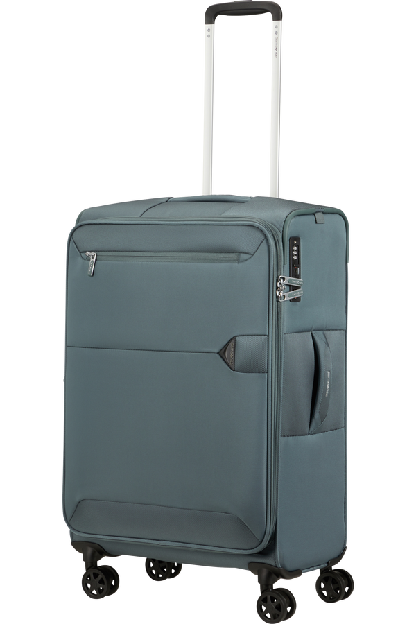 Mala de Viagem Média 68cm Expansível 4 Rodas Azul Acinzentado - Urbify | Samsonite