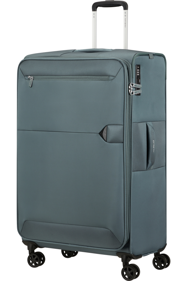Mala de Viagem Grande 78cm Expansível 4 Rodas Azul Acinzentado - Urbify | Samsonite