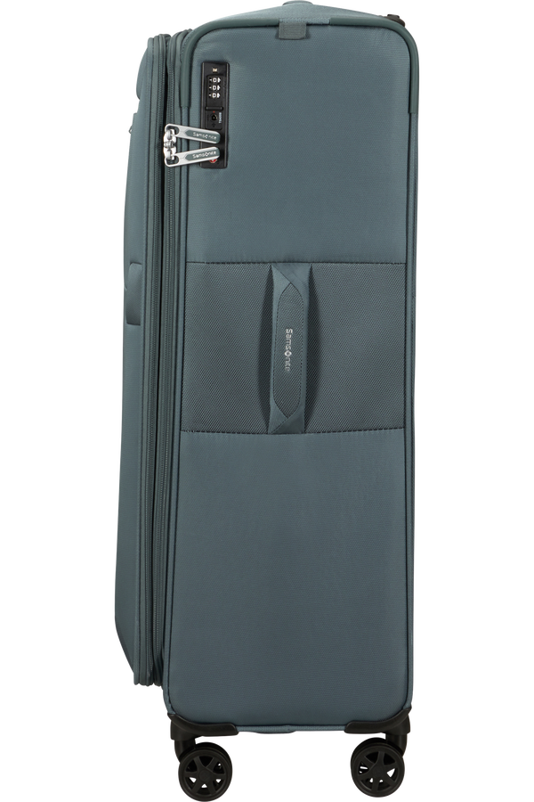 Mala de Viagem Grande 78cm Expansível 4 Rodas Azul Acinzentado - Urbify | Samsonite