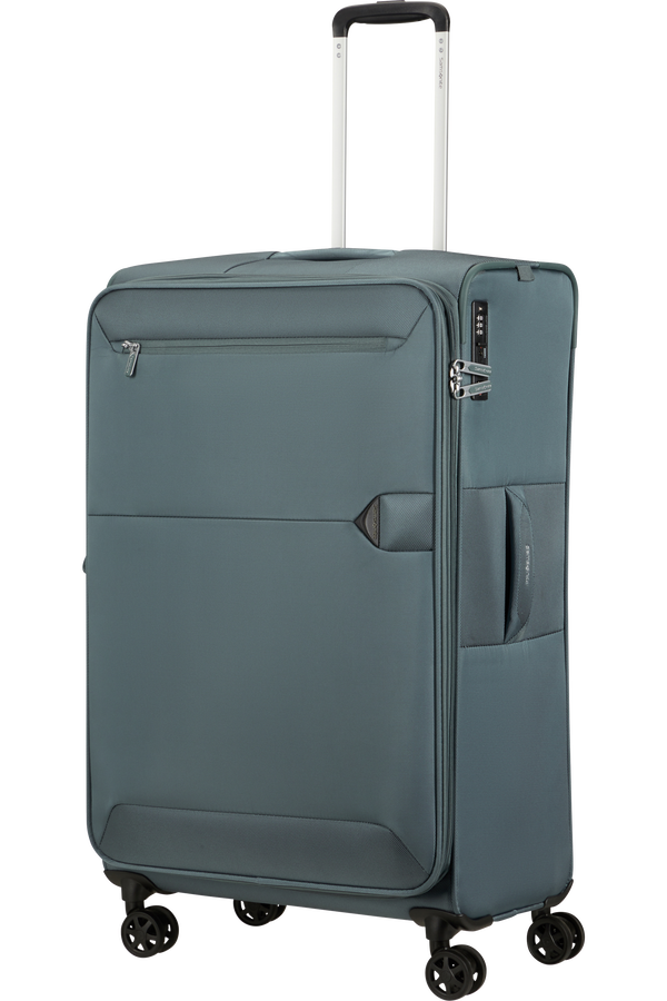 Mala de Viagem Grande 78cm Expansível 4 Rodas Azul Acinzentado - Urbify | Samsonite