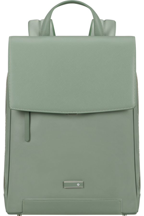 Mochila Feminina para Portátil 14.1" com Aba Verde Mineral - Zalia 3.0 | Samsonite