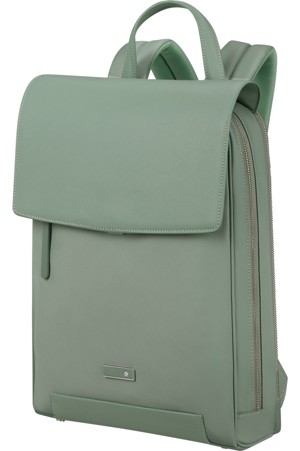 Mochila Feminina para Portátil 14.1" com Aba Verde Mineral - Zalia 3.0 | Samsonite