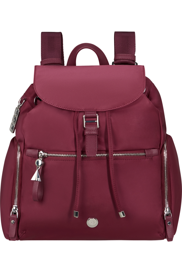 Mochila com Aba Vermelho Granada - Karissa Evo | Samsonite